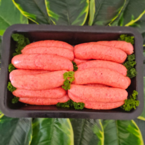 Plain thick sausages