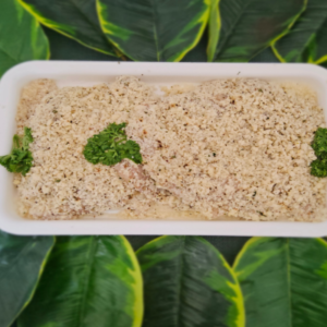Chicken lemon pepper crumb