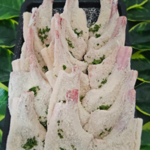 Crumb lamb cutlets